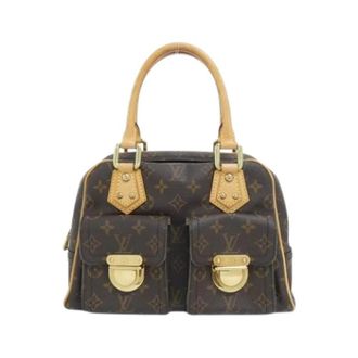 Louis Vuitton Pre-owned Monogram Handbag - Dames - Vintage Handtas - Bruin - ONE Size - Vintage