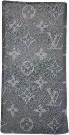 Louis Vuitton Pre-owned Wallets, male, Black, Size: ONE SIZE Pre-owned Vintage Long Wallet (Bi-fold)