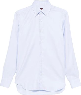 Barba Button-down overhemd - Blauw