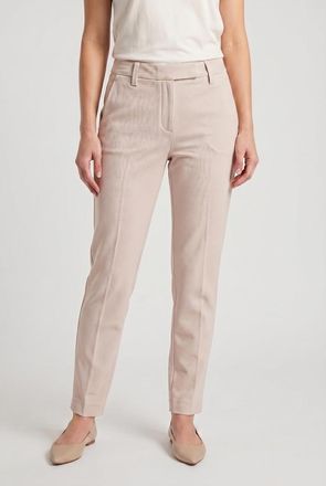 Brunello Cucinelli Light Beige Tailored Trousers, Brand Size 46 (US Size 12)