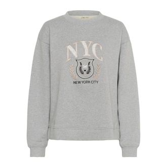 Cream CRMirabella Sweatshirt - Dames - Sweatshirts - Grijs - M - Leer - Hoodies & sweatvesten