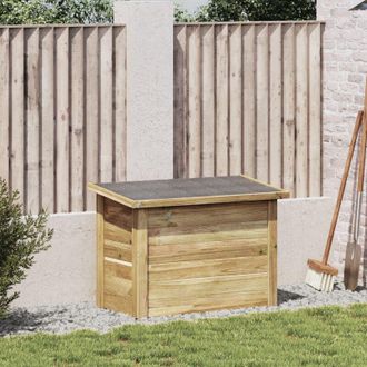 vidaXL Scatola di Stoccaggio Marrone 80 x 44.5 x 57.5 cm - Vidaxl