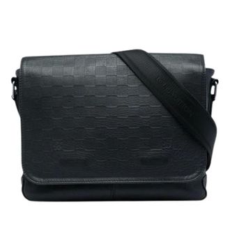 Louis Vuitton Pre-owned District PM Cross Body Bag - Heren - Pre-owned - Zwart - Maat: ONE Size Leer