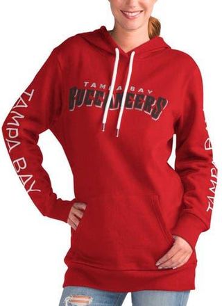 G-III 4Her by Carl Banks Womens G-III 4Her by Carl Banks Red Tampa Bay Buccaneers Extra Inning Pullover Hoodie at Nordstrom, Size Xx-Large
