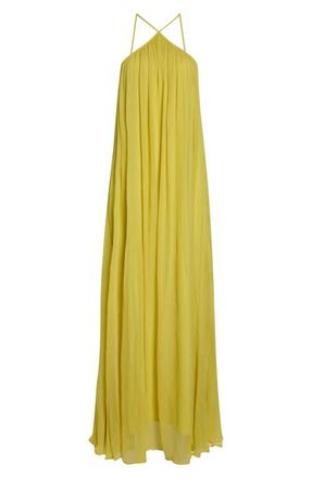 Staud Dasha Halter Maxi Dress in Citron at Nordstrom, Size X-Small