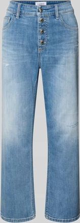 Cambio Cambio Straight Fit Jeans in verkürzter Passform Modell KIMBERLEY in Blau, Größe 38