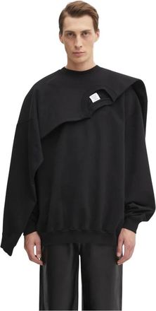 VETEMENTS Dubbellaags Sweatshirt - Heren - Sweatshirts - Zwart - XL - Katoen - Hoodies & sweatvesten