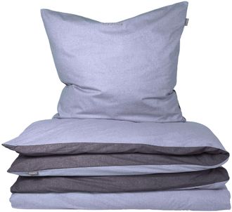 Schiesser Wendebettwäsche »Doubleface aus weicher Baumwolle mit edlem Melangeeffekt« 2 Stk. tlg. ab Grösse 135x200 cm erhältlich, Made in Green