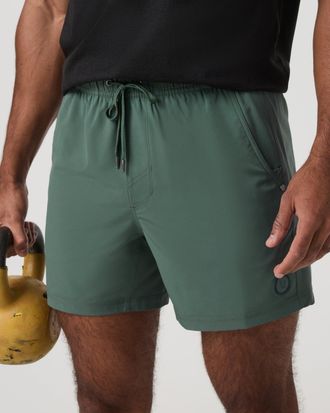 Vuori Clothing Kore Shorts Unlined 5 | Agate Green Tonal | XS, Size Extra Small
