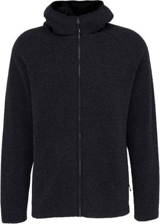 Stoic MerinoPile RissnaSoftSt. Zip Hoody Merinohoodie f&uuml;r Herren | schwarz