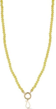Ember Fine Jewelry 14K Yellow Gold Fruit Charm Beaded Necklace in Gold/yellow at Nordstrom Rack