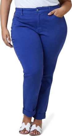 Slink Jeans High Waist Boyfriend Jeans in Tabresha at Nordstrom Rack, Size 14W