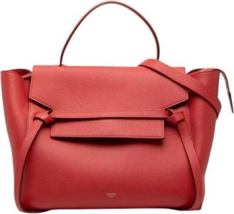 Celine Pre-owned Handbags, female, Red, Size: ONE SIZE Pre-owned Mini Belt Bag