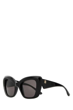 Balenciaga Black Acetate Farfalla Diva Sunglasses