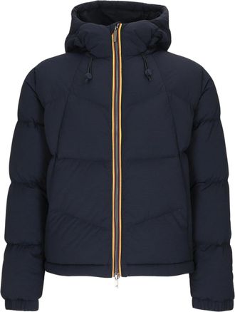 K-Way Quill Fancy Quilted Down Hooded Jacket