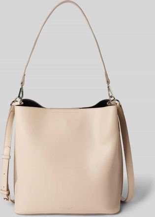 Seidenfelt Manufaktur Handtasche mit Tragehenkel und verstellbarem Schulterriemen in Beige, Größe 1