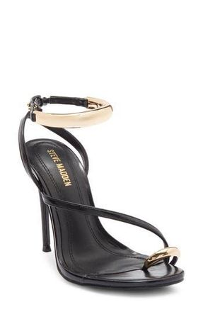 Steve Madden Tia Ankle Strap Sandal in Black at Nordstrom Rack, Size 5.5