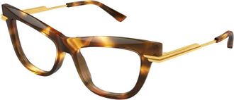 Bottega Veneta Stijlvolle Bril Bv 1266O in Zwart - Dames - Brillen - Bruin - 51 MM - Accessoires
