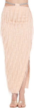 Simona Corsellini Long Skirt Side Slit - Multicolor