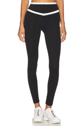 SPLITS59 Mason High Waist Rigor Full Length 28 Legging In Black/white