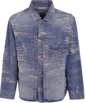 Emporio Armani Jacket Classic Denim Light Blue Denim