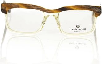 Frankie Morello Clubmaster Stijl Brilmontuur Transparant Frame Havana - unisex - Brillen - Veelkleurig - ONE Size - Accessoires