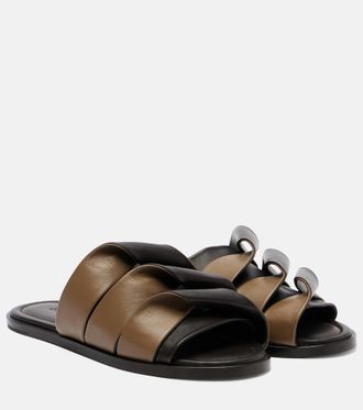 J.W.Anderson Sandali Coil in pelle