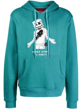 Mostly Heard Rarely Seen Party Starter long-sleeve hoodie - Green