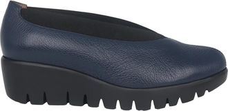 Wonders Blauwe Dames Loafer - Hoge Kwaliteit - Dames - Sleehakken - Blauw - 42 EU - Schoenen