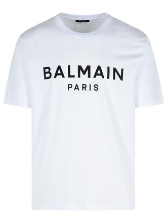 Balmain White Cotton T-shirt
