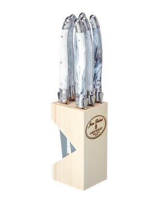 Jean Dubost 6 Knives In A Block