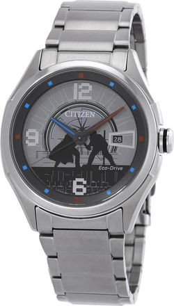 Citizen Duel Star Wars Eco-Drive Black Dial Mens Watch AW1140-51W