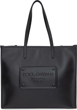 Dolce & Gabbana Dolce & Gabbana Black Leather Shopping Bag