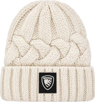 Blauer Corwin Muts met omslag - Dames - Hoeden - Beige - ONE Size - Wol - Accessoires