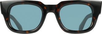 Ferragamo 49mm Small Rectangle Sunglasses in Dark Tortoise at Nordstrom