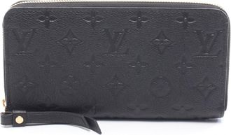 Louis Vuitton Black Noir Monogram Empreinte Long Wallet (Bi-Fold) (Pre-Owned)