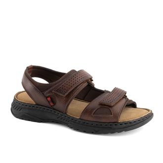 Andrea Mens Leather Sandals