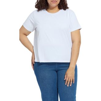 Lyss&eacute; Perfect Box Cut T-Shirt in White at Nordstrom, Size 1 X