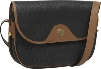 Dior Pre-owned Cross Body Bags, female, Black, Size: ONE SIZE Pre-owned Vintage Plastic Shoulder Bag