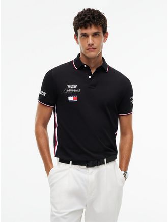 Tommy Hilfiger Mens Tommy x Cadillac F1 Team Replica Polo - Black - XXL