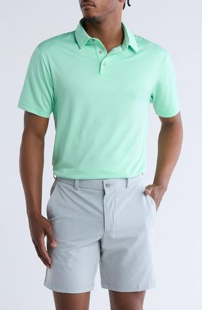PGA TOUR Horizontal Micro Polo in Spring Bud at Nordstrom Rack, Size Small