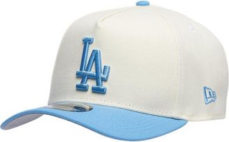 New Era Womens Los Angeles Dodgers Dodgers 9Forty A-Frame Cap - Adult Carolina/Silver