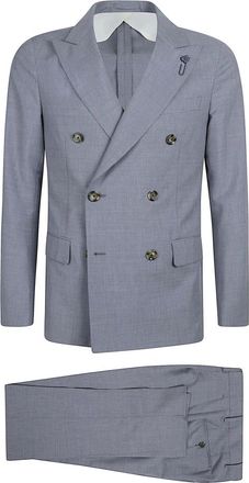 Lardini Kostuums, Heren, Grijs, S, Iconisch Pak