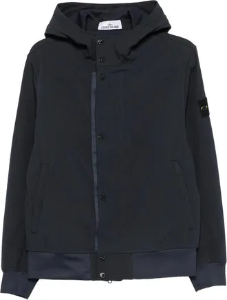 Stone Island Logo-patch Hooded Jacket