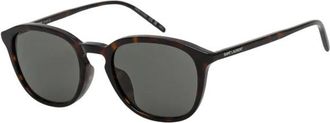 Saint Laurent Gouden Zonnebril - unisex - Accessoires - Zwart - Maat: 53 MM Nylon