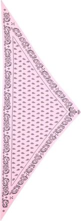 Guest In Residence Blue Paisley Bandana Cashmere Scarf