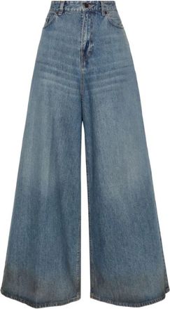 Haikure Boyfit Over Jeans - Dames - Loose Fit Jeans - Blauw - W24 - Katoen - Jeans