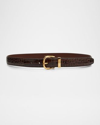 Nili Lotan Louise Leather Belt