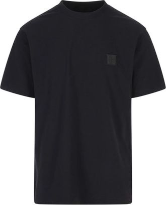 Stone Island Blauwe Ghost Piece T-shirt en Polo - Heren - T-shirts - Blauw - M - Tops