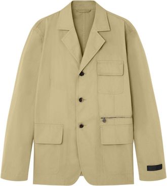 Versace Blazer monopetto in gabardine - Toni neutri
